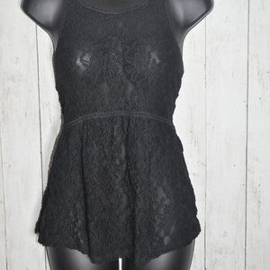 Express Lace Racer Back Tank Top